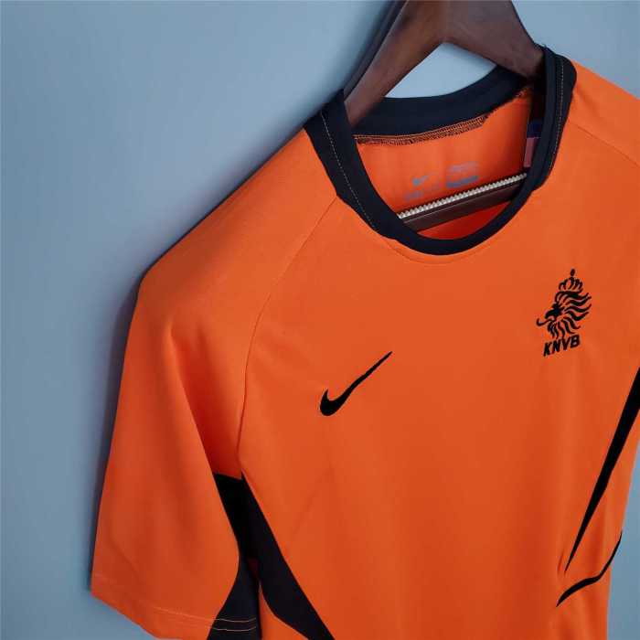 Retro Jersey 2002 Netherlands Home Soccer Jersey Vintage Holland Football Shirt
