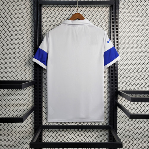 Retro Brasil Camisetas de Futbol Brazil 2004 FIFA 100 Years Anniversary White Soccer Jersey