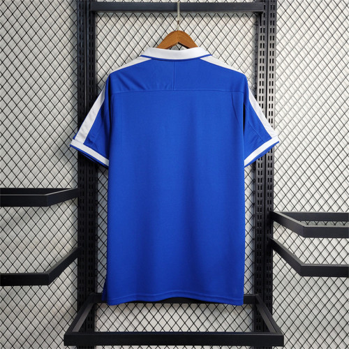 Retro Jersey 1997 Brazil Away Blue Soccer Jersey Vintage Brasil Camisetas de Futbol
