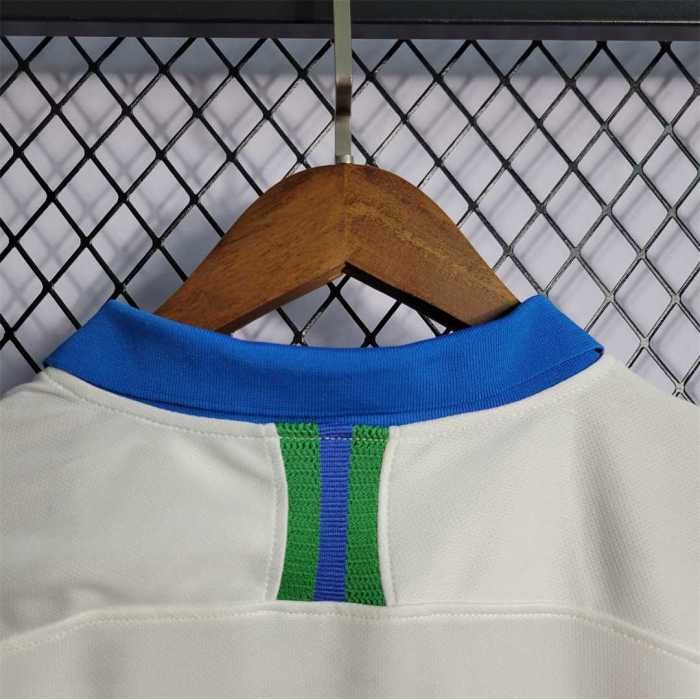 Retro Jersey 2019 Brazil Away White Soccer Jersey Vintage Brasil Camisetas de Futbol