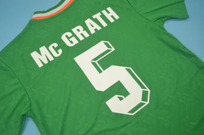 Retro Jersey 1994 Ireland D.KELLY 20 Home Soccer Jersey Vintage Football Shirt