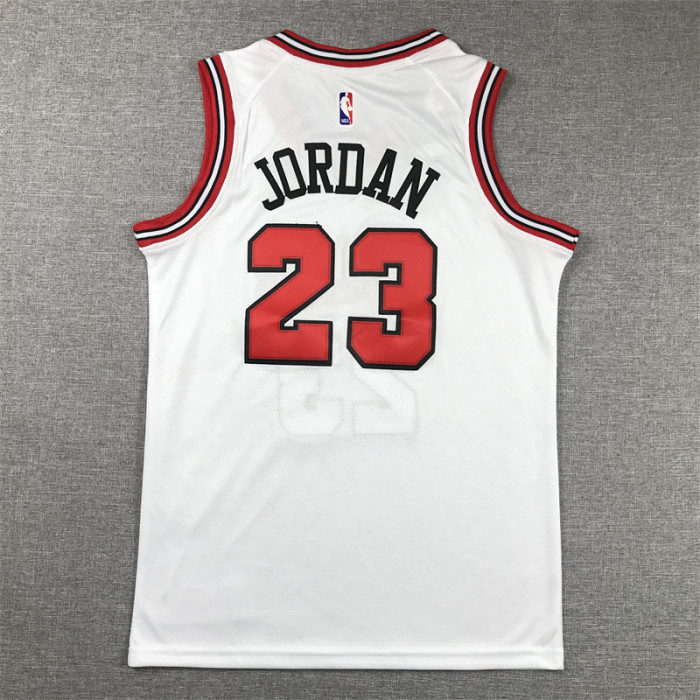 Youth Chicago Bulls 23 JORDAN White NBA Shirt Child Basketball Jersey