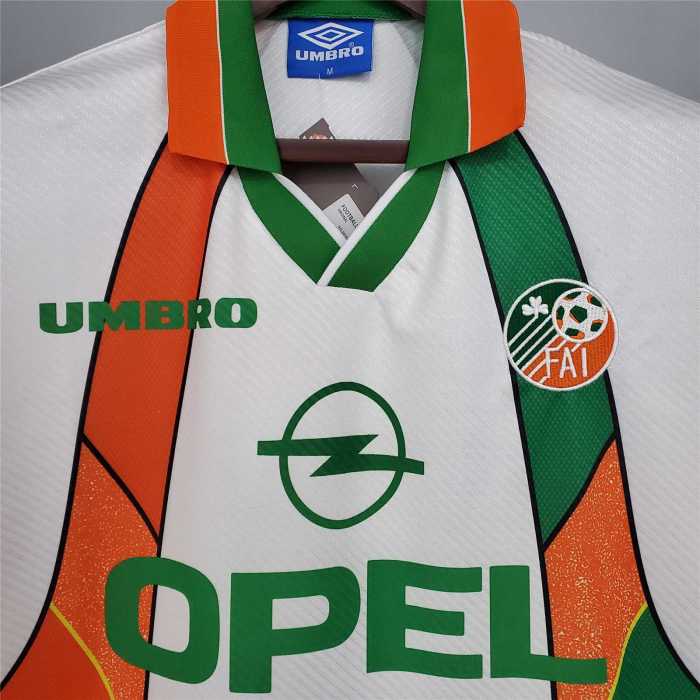 Retro Jersey 1994-1996 Ireland Away Soccer Jersey Vintage Football Shirt