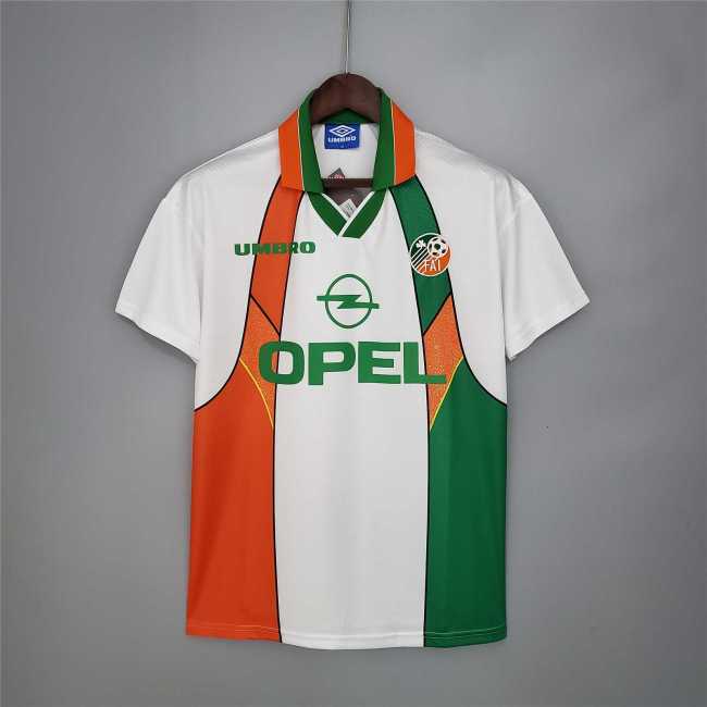 Retro Jersey 1994-1996 Ireland Away Soccer Jersey Vintage Football Shirt