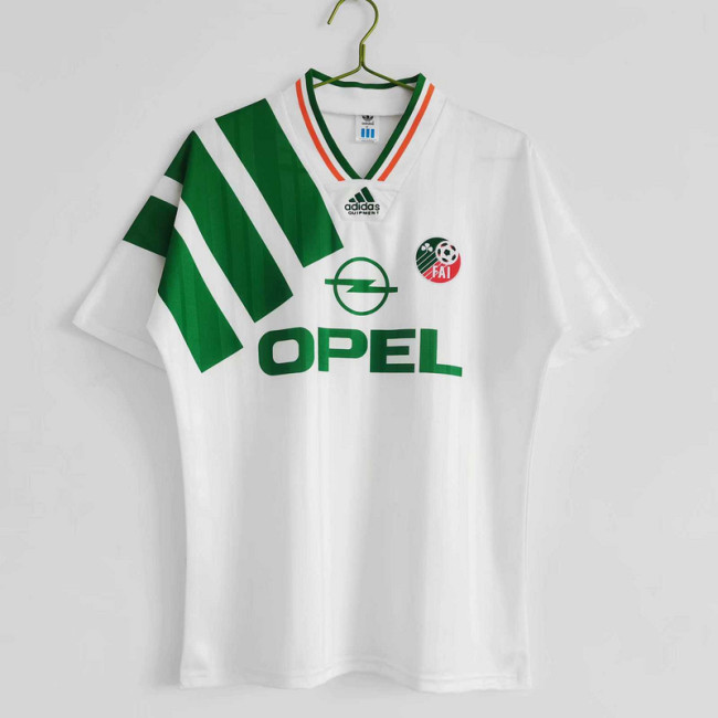 Retro Jersey 1992-1994 Ireland Away White Soccer Jersey