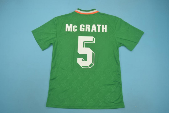 Retro Jersey 1994 Ireland D.KELLY 20 Home Soccer Jersey Vintage Football Shirt