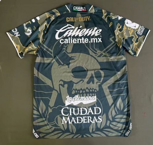 Fans Version 2023-2024 Club Leon Camo Soccer Jersey