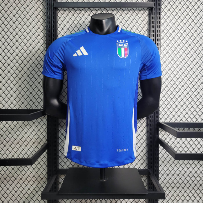 Player Version 2024 Italy Home Soccer Jersey Football Shirt