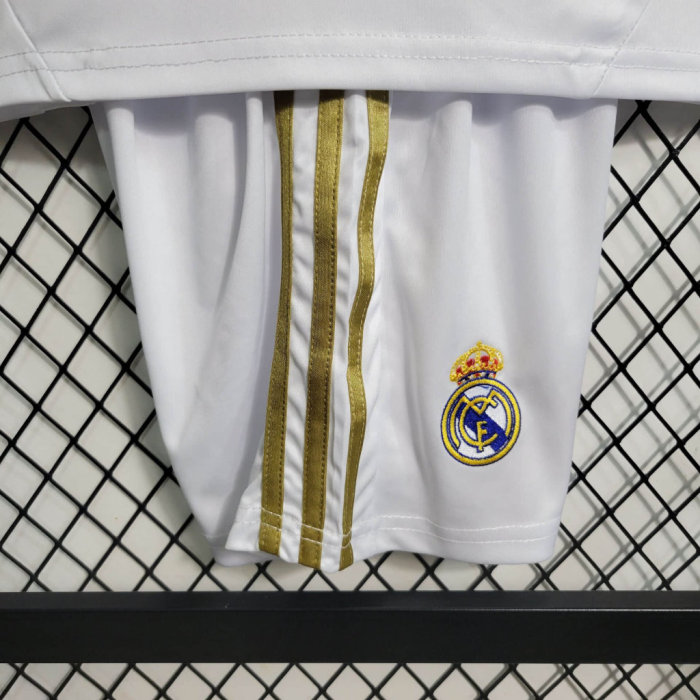 Retro Youth Uniform 2011-2012 Real Madrid Home Soccer Jersey Shorts