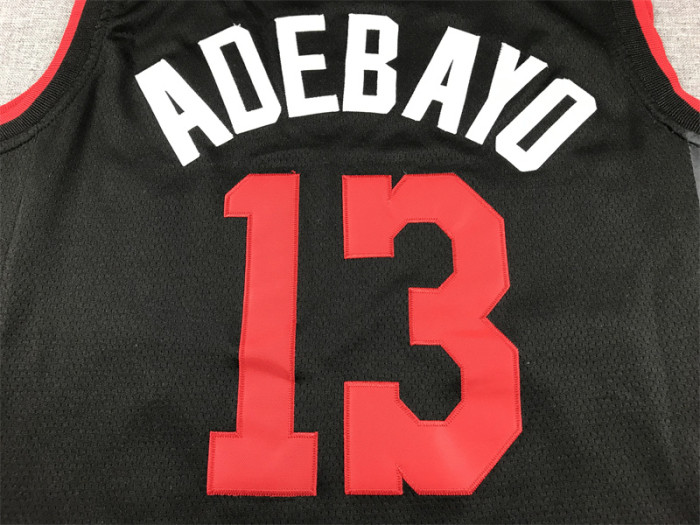 2024 City Edition Miami Heat 13 ADEBAYO Black NBA Jersey Basketball Shirt