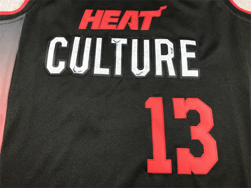 2024 City Edition Miami Heat 13 ADEBAYO Black NBA Jersey Basketball Shirt