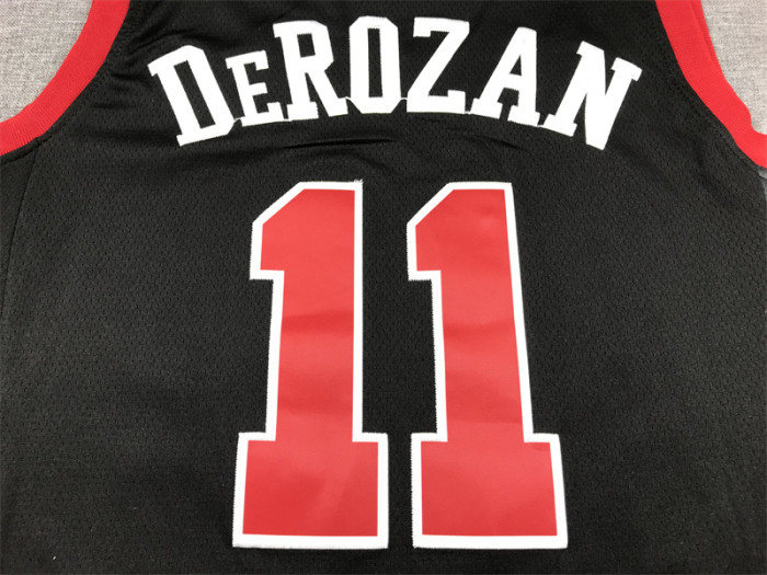 2024 City Edition Chicago Bulls DeROZAN 11 Black NBA Jersey Basketball Shirt