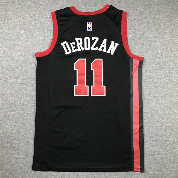 2024 City Edition Chicago Bulls DeROZAN 11 Black NBA Jersey Basketball Shirt