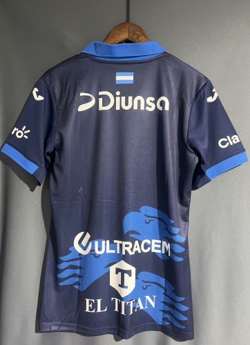 with All Sponor Logos  Fans Version 2023-2024 Motagua Home Soccer Jersey