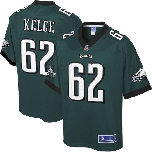Women Philadelphia Eagles 62 KELCE Green NFL Jersey