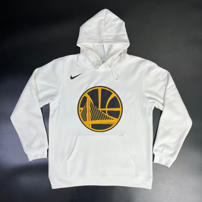 Golden State Warriors NBA Hoodie Basketball Hoody White Blue Black Cotton Sweater