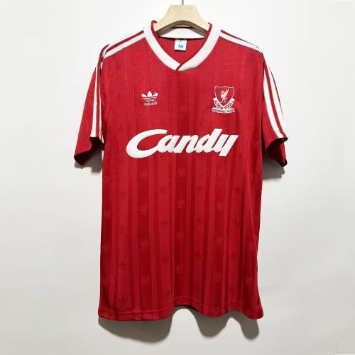 Retro Jersey 1988-1989 Liverpool Home Soccer Jersey Vintage Football Shirt