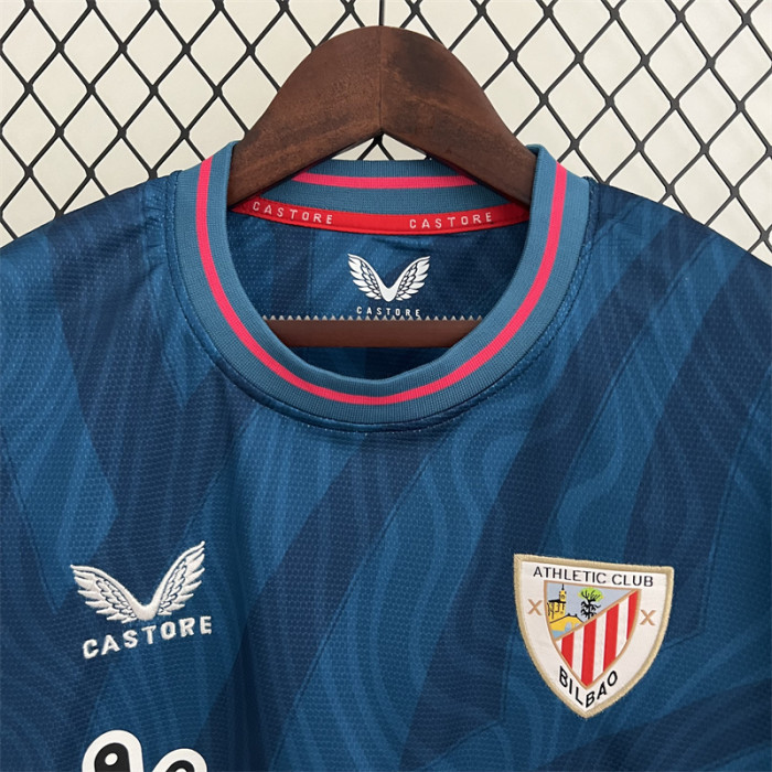 with LALIGA Patch Fan Version 2023 Athletic Bilbao 125th Anniversary Soccer Jersey