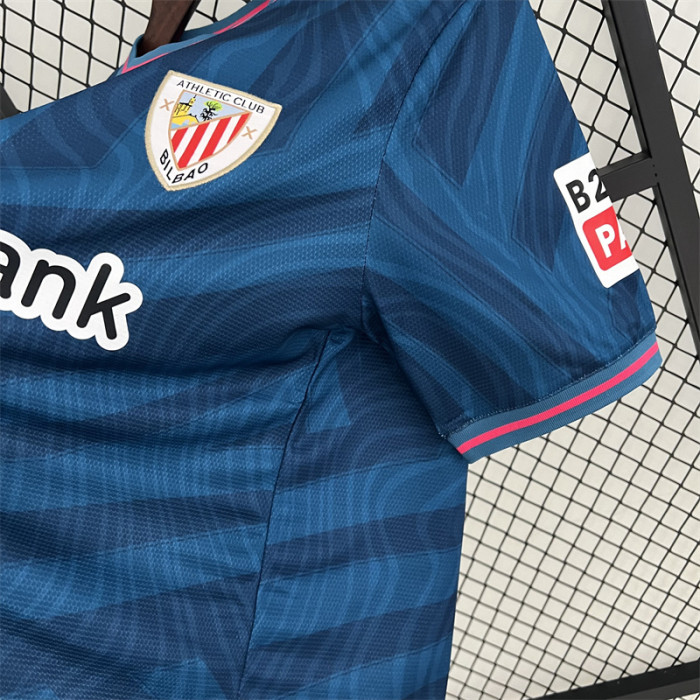 with LALIGA Patch Fan Version 2023 Athletic Bilbao 125th Anniversary Soccer Jersey