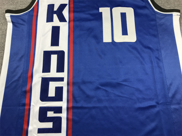 2024 City Edition Sacramento Kings 10 SABONIS Blue NBA Jersey Basketball Shirt