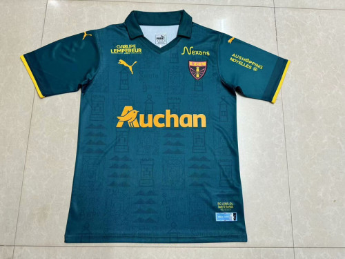Maillot Lens Fan Version 2023-2024 RC Lens Dark Green Special Edition Soccer Jersey