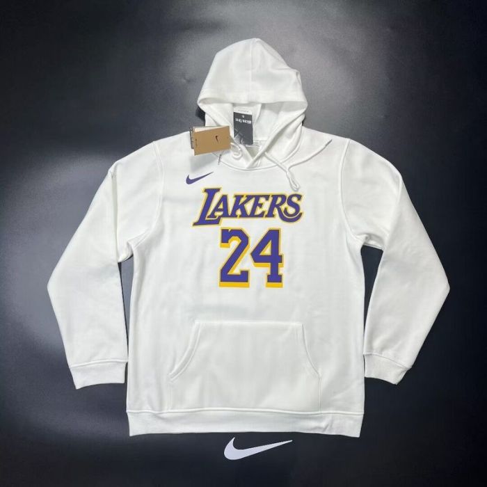 Los Angeles Lakers Kobe Bryant NBA Hoodie Basketball Hoody Black Grey White Cotton Sweater
