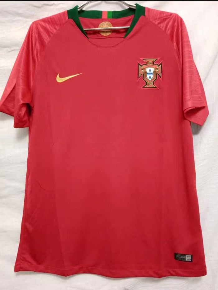 Retro Jersey 2018 World Cup Portugal Home Soccer Jersey Vintage Football Shirt