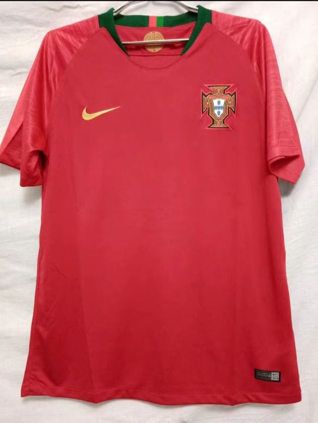 Retro Jersey 2018 World Cup Portugal Home Soccer Jersey Vintage Football Shirt