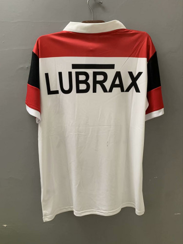 Retro Jersey 1986 Flamengo Away White Soccer Jersey Vintage Football Shirt