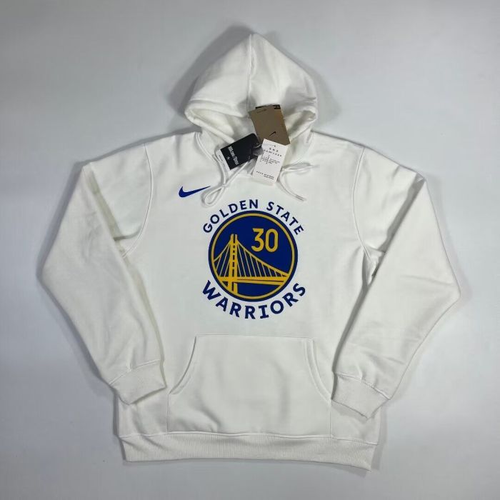 Golden State Warriors NBA Hoodie Basketball Hoody White Blue Black Cotton Sweater