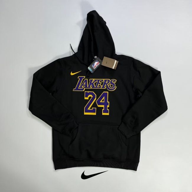 Los Angeles Lakers Kobe Bryant NBA Hoodie Basketball Hoody Black Grey White Cotton Sweater