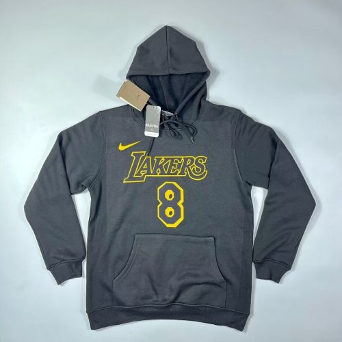 Los Angeles Lakers Kobe Bryant NBA Hoodie Basketball Hoody Black Grey White Cotton Sweater