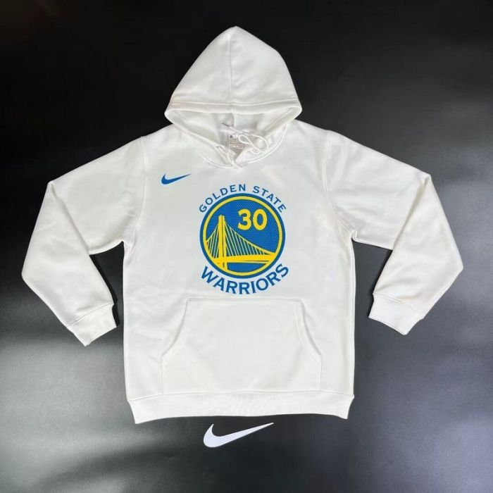 Golden State Warriors NBA Hoodie Basketball Hoody White Blue Black Cotton Sweater