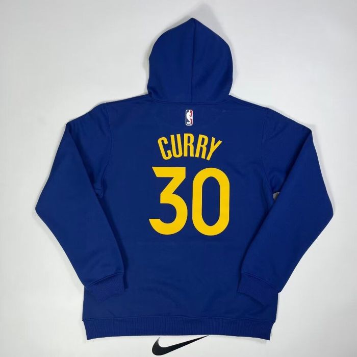 Golden State Warriors NBA Hoodie Basketball Hoody White Blue Black Cotton Sweater