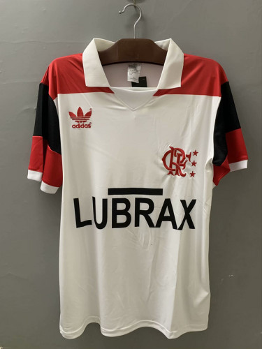 Retro Jersey 1986 Flamengo Away White Soccer Jersey Vintage Football Shirt