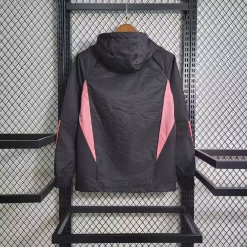 2023-2024 Inter Miami Black/Pink Soccer Windbreaker Jacket