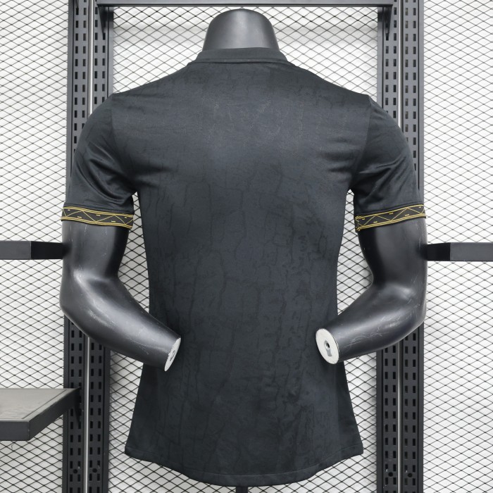 Player Version 2024 Brazil Black Special Edition Soccer Jersey Brasil Football Shirt