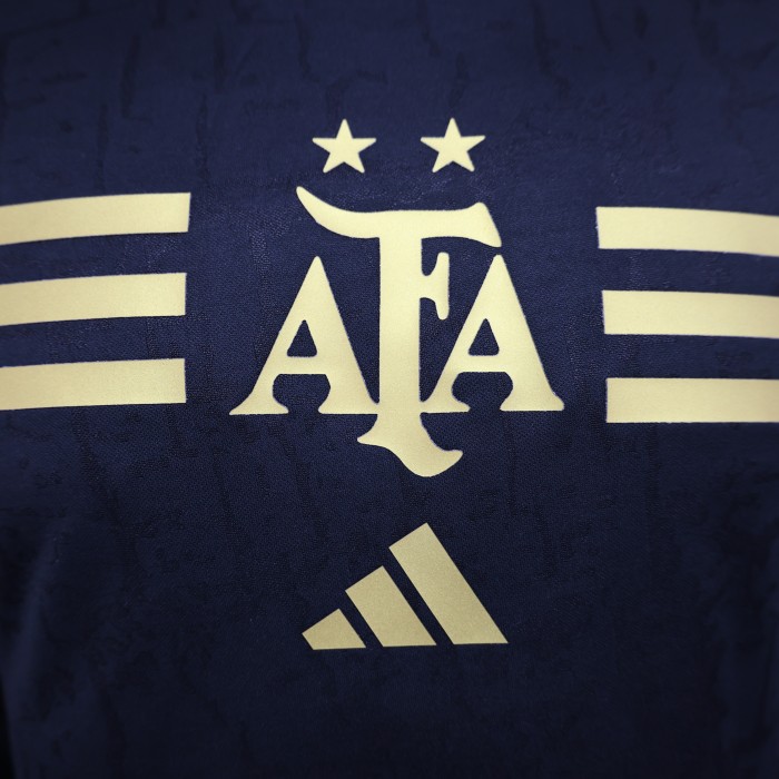 Player Version 2024 Argentina Special Edition Black/Gold Soccer Jersey