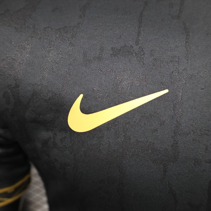 Player Version 2024 Brazil Black Special Edition Soccer Jersey Brasil Football Shirt