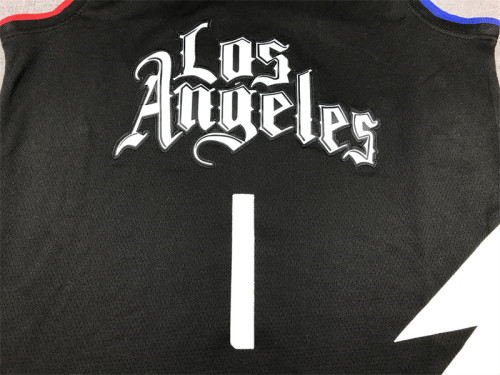 Statement Edition Los Angeles Clippers 1 HARDEN Black NBA Jersey Basketball Shirt