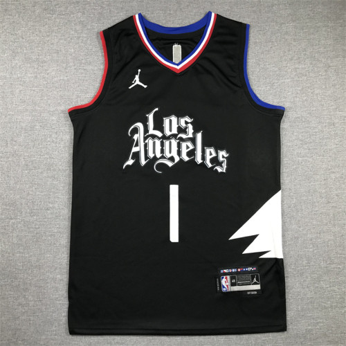 Statement Edition Los Angeles Clippers 1 HARDEN Black NBA Jersey Basketball Shirt