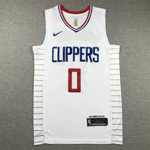 Los Angeles Clippers 0 WESTBROOK NBA Jersey White Basketball Shirt