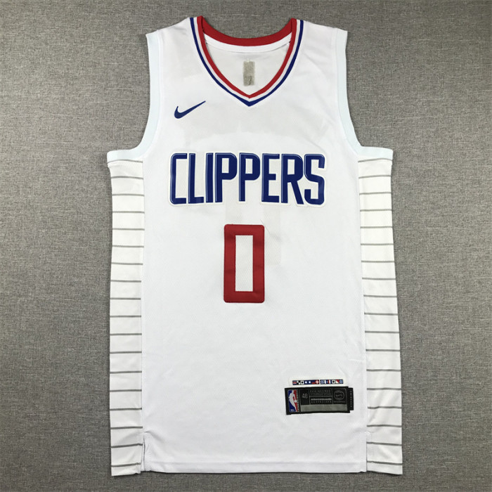 Los Angeles Clippers 0 WESTBROOK NBA Jersey White Basketball Shirt