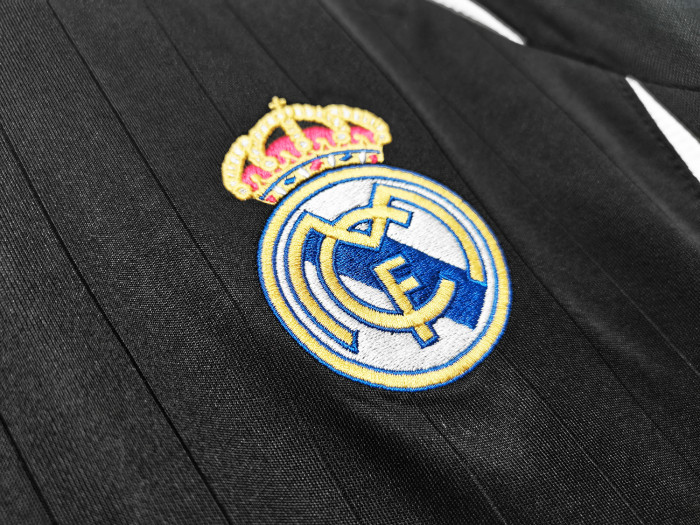 Retro Jersey 2006-2007 Real Madrid Away Black Vintage Soccer Jersey