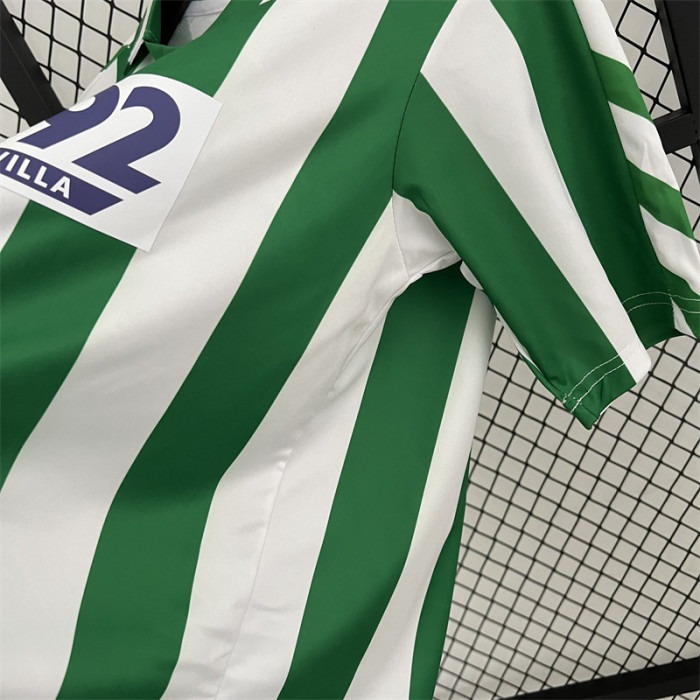 Retro Jersey 1988-1989 Real Betis Home Soccer Jersey Vintage Football Shirt