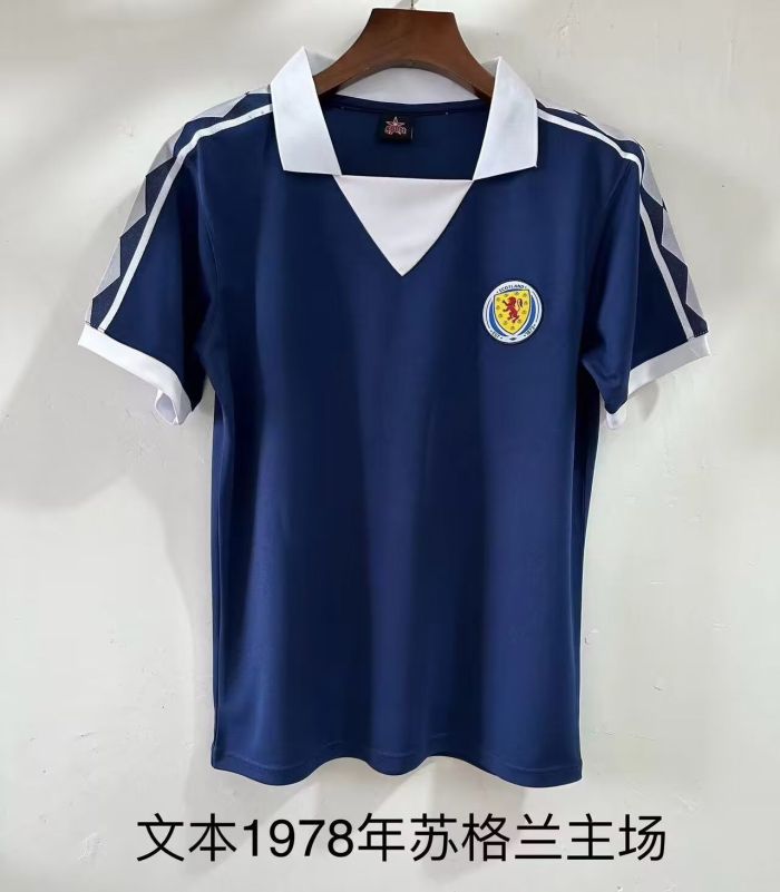 Retro Jersey 1978 Scotland Home Soccer Jersey Vintage Football Shirt