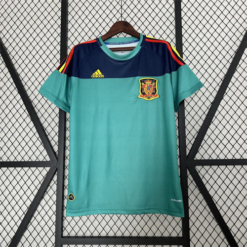 Retro Jersey 2010 Spain Green Goalkeeper Soccer Jersey Vintage Football Shirt