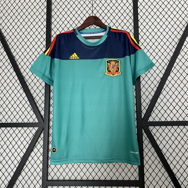Retro Jersey 2010 Spain Green Goalkeeper Soccer Jersey Vintage Football Shirt