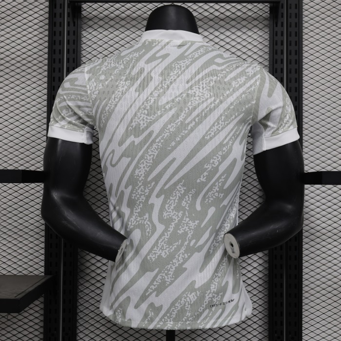 Player Version 2024 Brazil Grey Goalkeeper Soccer Jersey Brasil Football Shirt
