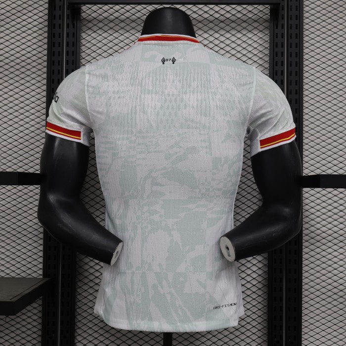Player Version 2024-2025 Liverpool Third Away White Soccer Jersey